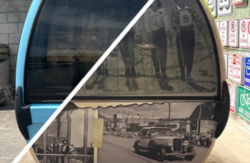 Gondola Before and After Photo