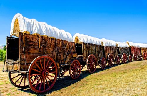 Photo of the Lewis Ore Wagons