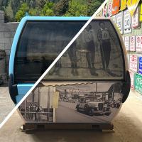 Gondola Before and After Photo