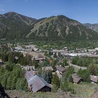 Aerial photo of Ketchum