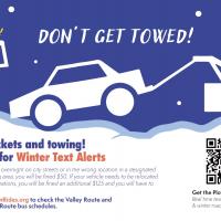 winter parking card