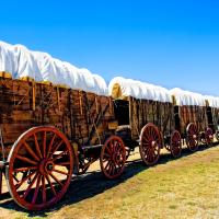Photo of the Lewis Ore Wagons