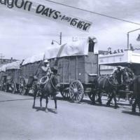 Historic Wagon Days Big Hitch Parade Photo