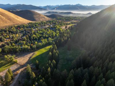 Warm springs preserve from above