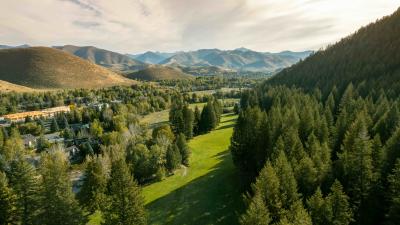 Warm springs preserve from above