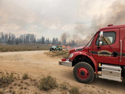 Ross Fork Fire City of Ketchum Idaho