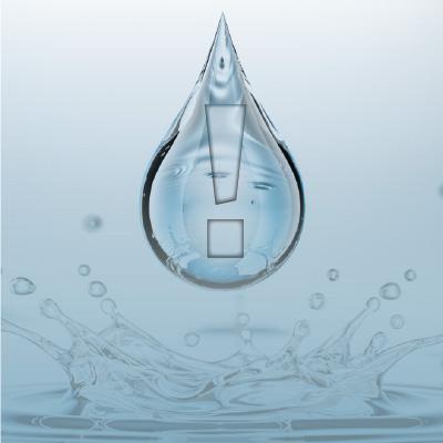 Photo of a water drop