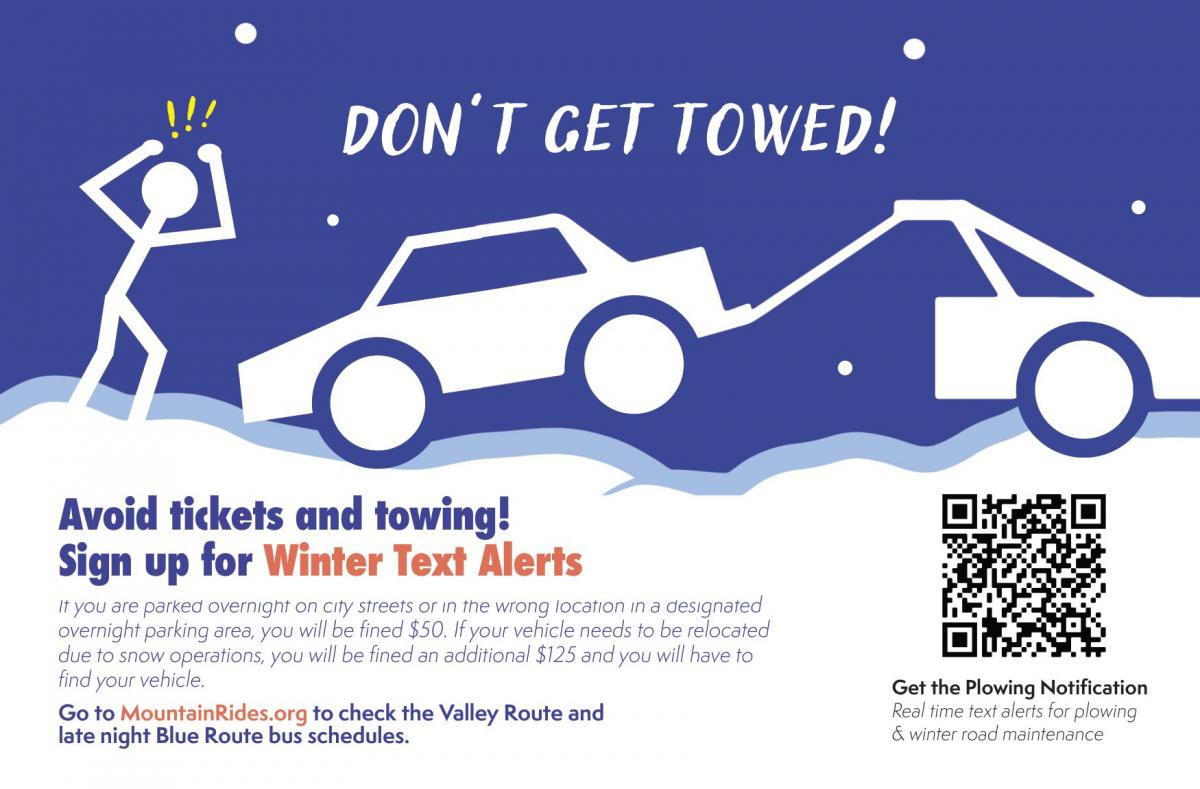 winter parking card