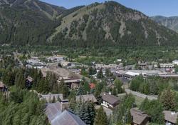 Aerial photo of Ketchum
